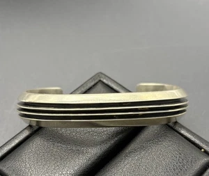6" Yazzie Navajo Sterling Silver Bracelet 34 Grams X15 - Picture 1 of 9