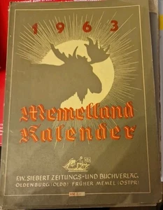 Memelland Kalender 1963 - Bild 1 von 1
