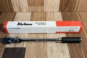 KOKEN ZEAL 3/8" FLEXIBLE HEAD LONG RATCHET HANDLE 280mm 3726Z-280 Japan - Picture 1 of 7