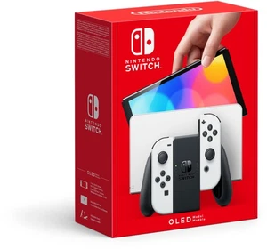 NINTENDO Switch OLED Konsole 7 Zoll weiß schwarz B-WARE - Bild 1 von 3
