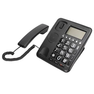 KX-T719CID Corded Phone Classical Big Button Hands Free Call Desk Phone With FY - Afbeelding 1 van 22