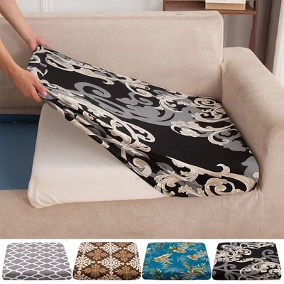 Sofa Seat Cushion Covers Slipcover Floral Elastic Couch Settee Seater Protector - Image 1 of 4