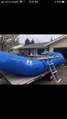 DOWNSTREAM RIVER GEAR Aluminum Raft Ladder. (whitewater, Kayak, boat, outdoor Gear, boat ladder)