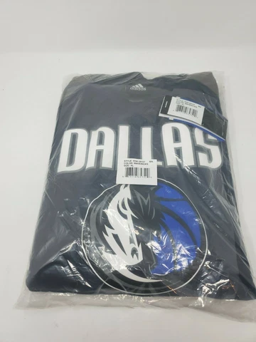 ADIDAS NBA DALLAS MAVERICKS Men Size XL Navy Blue Sweater Cover