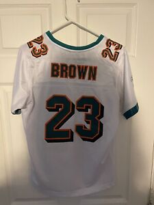 Ronnie Brown #23 Miami Dolphins Reebok NFL Football Jersey Women’s Large
