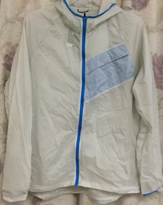 Nike Packable Running Jacket Medium Lightweight Hiking Gray ACG Reflective New M - Image 1 of 4