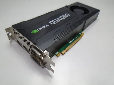 NVIDIA Quadro K5000 C2J95AT 4GB GDDR5 PCI-E 2.0 x16 Graphics Card GPU - Image 1 of 3