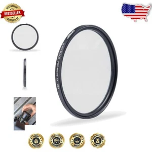 Water-Resistant 55mm Black Pro-Mist 1/4 Filter for Dreamy, Professional Shots - Picture 1 of 9