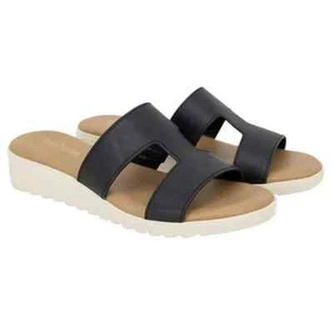 Kensie Women's Strap Sandals Elena, Color Black, sz. 8 - Picture 1 of 5