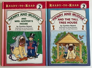 2 HENRY and MUDGE HC Books (21 & 22) by Cynthia Rylant, Level 2 - Ready to Read - Picture 1 of 4