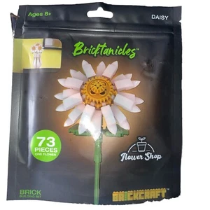 Bricktanicles 73 Piezas 1 Flor Margarita Nuevo En Bolsa - Imagen 1 de 2