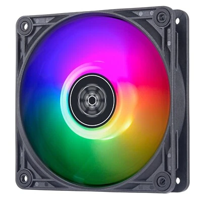 SilverStone VS120B-ARGB Performance Enhanced 120mm PWM ARGB fan - Image 1 of 4