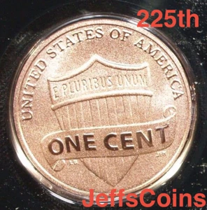 2017 S Lincoln 225th Anniversary Enhanced 1¢ Penny Union Shield US Mint UNC Set - Picture 1 of 11