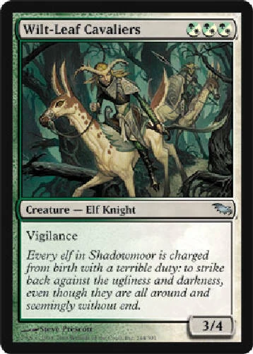 WILT-LEAF CAVALIERS Shadowmoor MTG Magic the Gathering Cards DJMagic - Image 1 of 1