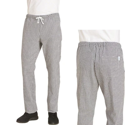 Leiber Unisex Kochhose Berufsbekleidung Bäckerhose Hose Schlupfhose