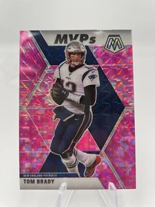 2020 Panini Mosaic Tom Brady #298 Pink Camo Prizm Refractor MVP - Patriots - Picture 1 of 2