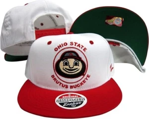 Vintage Zephyr Ohio State 1990s Mascot Adjustable Snapback Hat/Cap - NWT - Picture 1 of 2