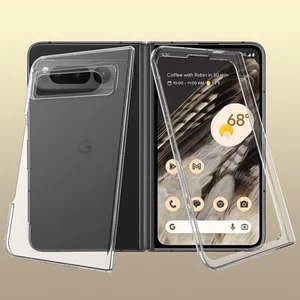 Shockproof Crystal Clear Slim Hard Cover Case fit Google Pixel Fold 5G CellPhone - Picture 1 of 1