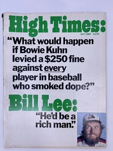 High Times Magazine #59 July 1980 Bill Lee MLB Baseball Bowie Kuhn Spaceman - Picture 1 of 5