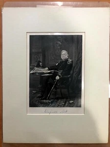 General Scott Winfield steel engraving 1863, matted - Picture 1 of 4
