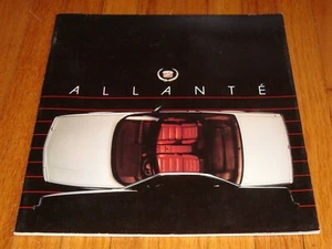 Original 1988 Cadillac Allante Deluxe Sales Brochure Catalog - Picture 1 of 2