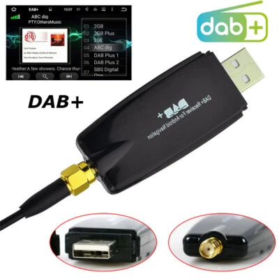 BOSION Auto DAB+ Antenne mit USB Adapter Receiver Für Android Car Radio GPS Player
