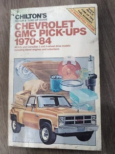 Chilton's Repair & Tune up Shop Manual Chevrolet GMC Pickups 1970 84  No 6936 - Bild 1 von 2