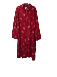 Cozee Corner Women’s Robe Rose Red Plus Size 3X New - Picture 1 of 10