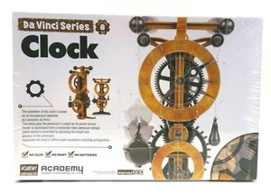 NIB Academy Da Vinci Series CLOCK Factory Sealed Box Series 8 No Glue No Paint - Picture 1 of 2