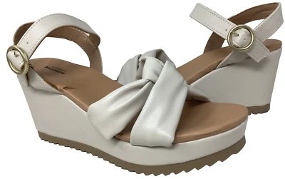 Sonoma Women's Zahra Comfort Bone Dress Wedge Sandals Size:8.5 190N - Image 1 of 4