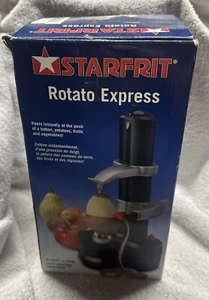 Starfrit Rotato Express Electric Potato Peeler Vegetables Fruit Used Once In Box - Picture 1 of 4