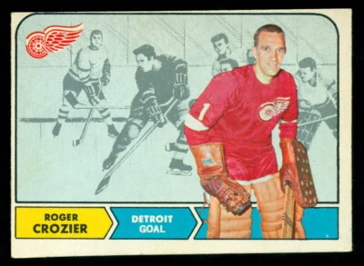 1968-69 OPC O PEE CHEE HOCKEY #23 ROGER CROZIER EX+ DETROIT RED WINGS Card - Image 1 of 2
