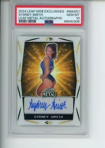 2024 Leaf Metal Web Exclusives Sydney Smith #MA-SS1 Gymnast Auto 211/380 PSA 10 - Imagen 1 de 2