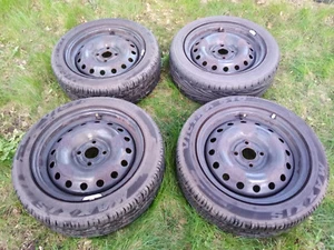 4x Chevrolet-Komplettrad 185/55 R15 82V auf Stahlfelge 6J x 15 - ET45 - Bild 1 von 4