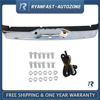 NEW Chrome Rear Step Bumper fit for2005-2010 Dodge Dakota / 2011 Ram Dakota - Image 1 of 4