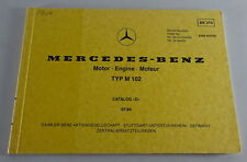 Catalogo Immagini Mercedes Benz Motore M 102 IN W201, W123, W460/461, T1 Stand