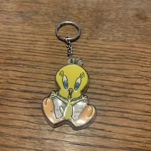 Vintage Schlüsselanhänger Tweety Vogel Warner Bros. Looney Tunes 1995 Key Ring - Bild 1 von 6