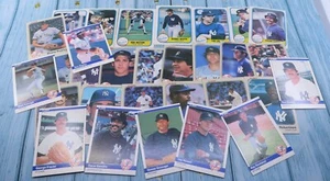 New York YANKEES 30 Card LOT 1981 1983 1984 Fleer Oscar Gamble Ken Griffey - Picture 1 of 24