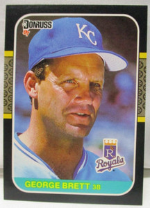 1987 Donruss Baseball George Brett Card #54 (001)
