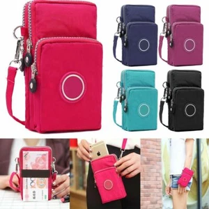Women Small Cross-body Cell Phone Case Shoulder Bag Pouch Handbag Purse Wallet - Picture 1 of 11
