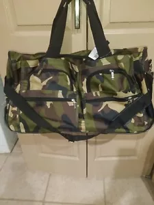 Rockland Rolling Duffel Bag, Camouflage, 22-Inch - Picture 1 of 8