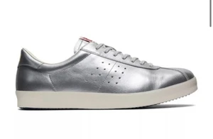Asics Onitsuka Tiger LAWNSHIP NM 1183A914 PURE SILVER UK 4.5 RRP -£225 -Free P&P - Picture 1 of 5
