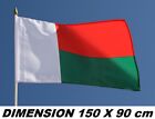 Drapeau Madagascar Malgache 150 X 90 Cm Flag No Fanion Casquette Écharpe Maillot