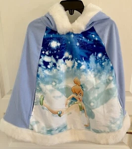Girls Size XXS Disney Store Super Cute Tinker Bell Cape In EUC - Picture 1 of 4