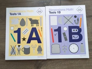 Dimensions Math Tests 1a, 1b - Picture 1 of 1