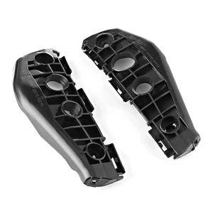 Front Driver and Passenger Side Bumper Bracket Set For 2009-2010 Toyota Corolla - Picture 1 of 8