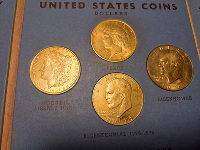 20th Century Type Coin Book COMPLETE. Morgan, Peace, Barbers, Franklin Silver! - Image 1 of 4