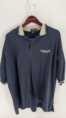 Camisa De Colección Años 90 Tech Polo Dolphin Cove Laminar Tech Inc Azul Marino Talla 2XL Foto 1 de 4