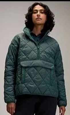 Alpine Design Women’s Quilted Anorak Jacket/Coat~Medium~NWT~Lt Hunter Green~$98 - Image 1 of 4