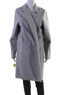 Renuar Womens Open Front Long Sleeves Coat Heather Gray Size Extra Large - Image 1 of 4